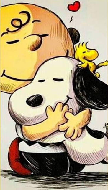 Charlie Brown, Snoopy and Woodstock