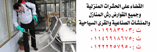 القضاء على الحشرات نهائيا