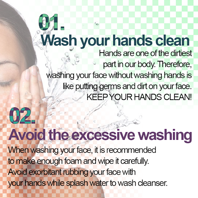 Wash your hands clean/ Avoid the excessive washing