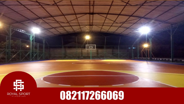 Jasa Pengecatan Lapangan Basket Voli Futsal Badminton Tenis