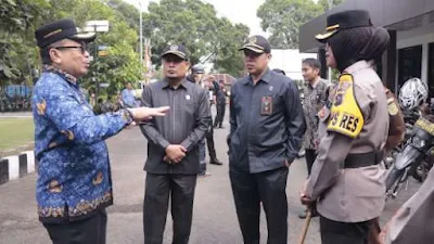 Pj Wako Payakumbuh Jasman Hadiri Apel Gelar Pasukan Operasi Mantap Brata 2023-2024