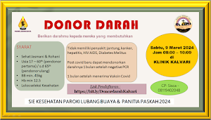 Donor Darah 9 Maret 2024