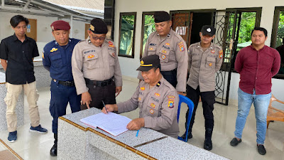 Polres Bangka Barat Intensifkan Pengamanan Kantor Bawaslu Jelang Pemilu 2024