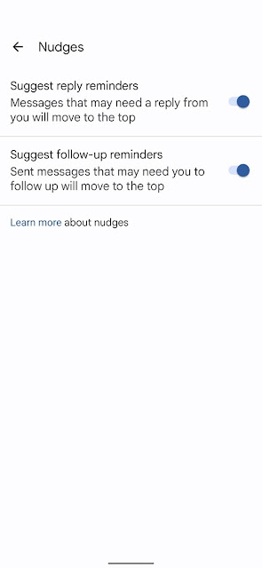 قوقل توفّر الآن ميزة التنبيهات الجديدة Nudges على تطبيقات الرسائل Messages