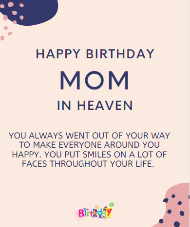 Happy Birthday in Heaven!