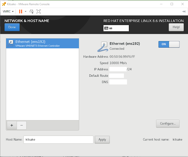 Network & Hostname