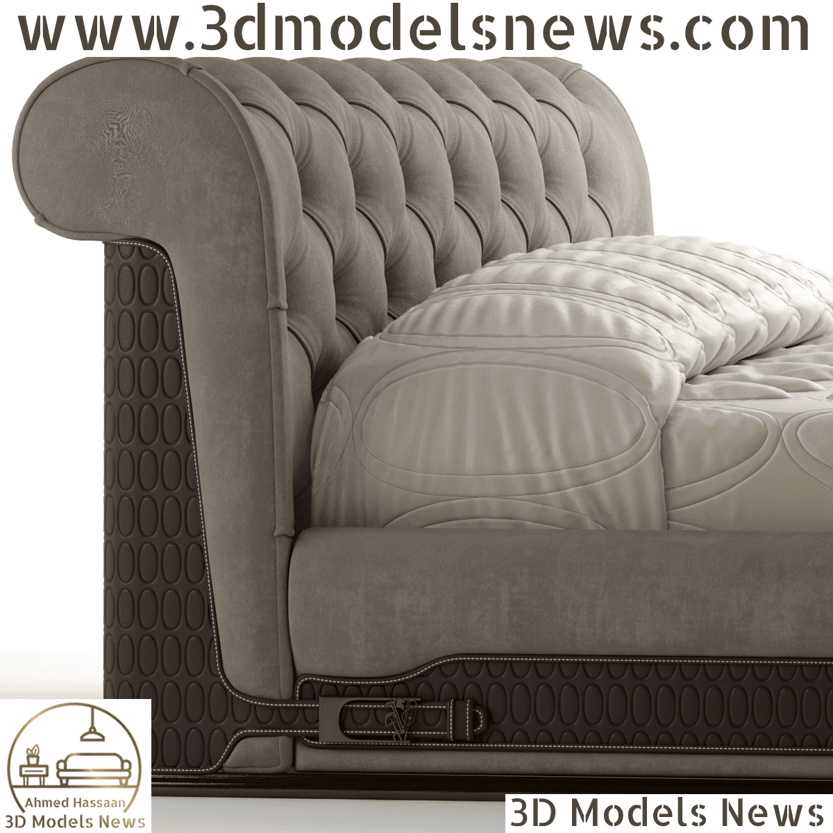 Visionnaire Chester Lawrence bed model 2