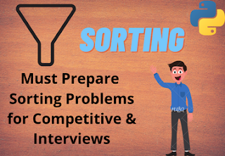 Array Sorting Coding Questions for Competitive and Tech Interviews