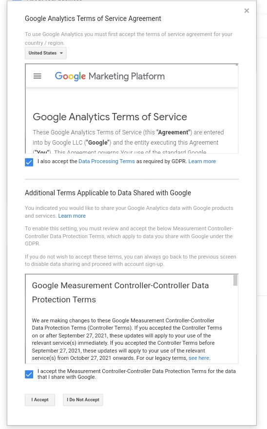 google analytics ua tracking code