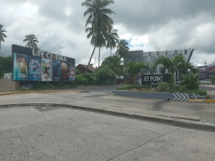 " Jet Point supercenter"  and " Life Cinema" on Queens Road in Nadi.