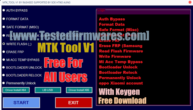 MTK CLIENT TOOL V5.1 Free For All Activation Key Is Free By[www.testedfirmwares.com]