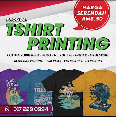Printing baju murah terus dari kilang, printing baju dengan harga murah dan berkualiti,Teamcetak.com, tempah baju konvoi, tempah baju family day