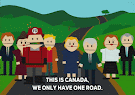 This is Canada! We only have one road!