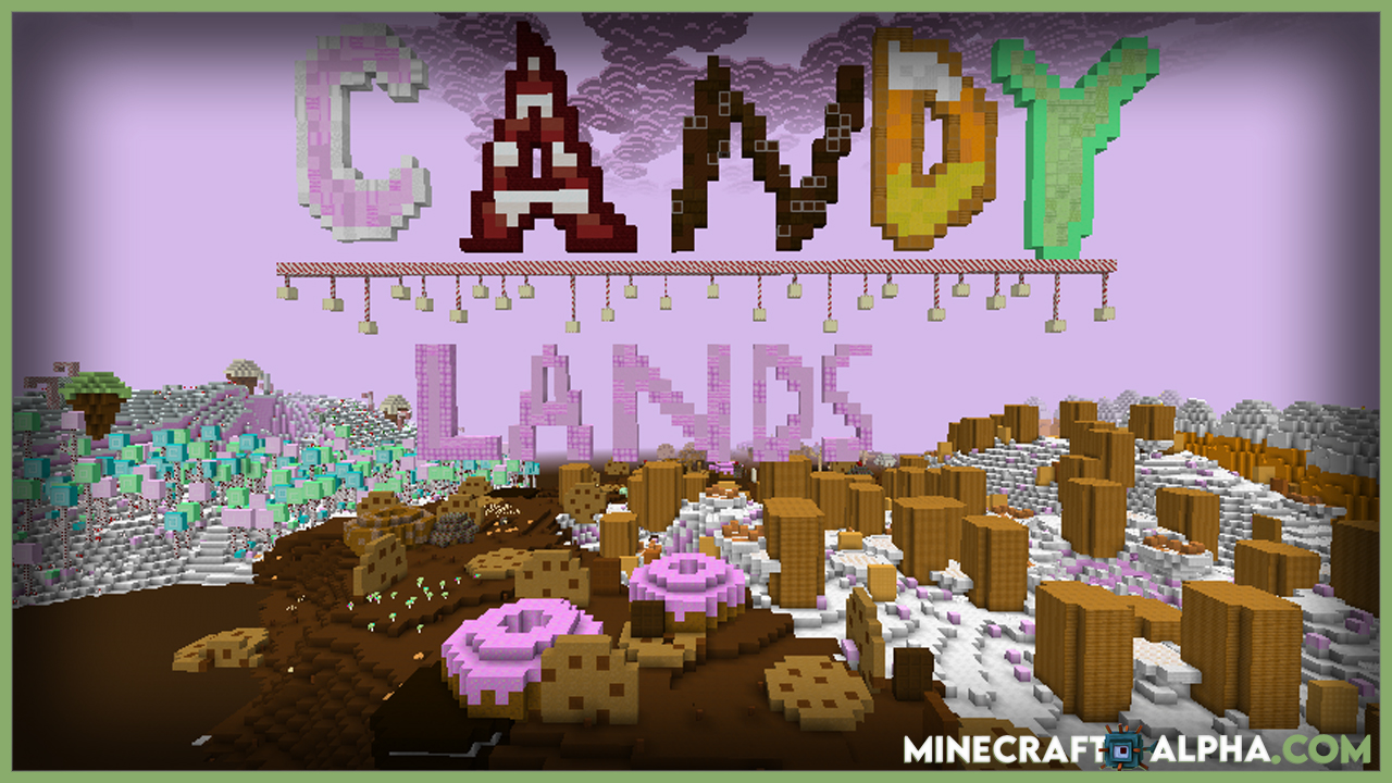Minecraft Candylands Mod 1.17.1 (Edible Dimensions)