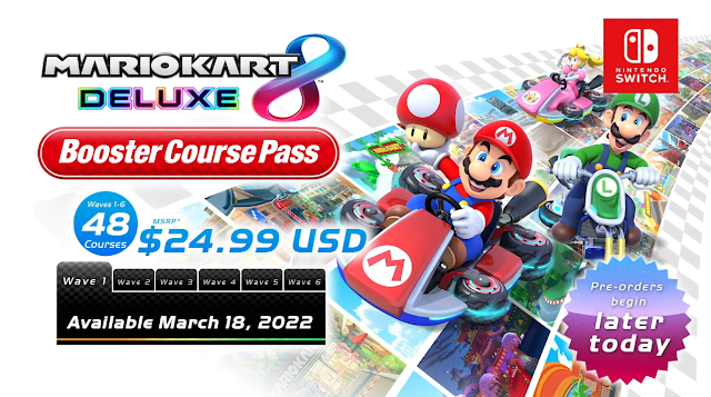Mario Kart 8 Deluxe Booster Course Pass MSRP Waves