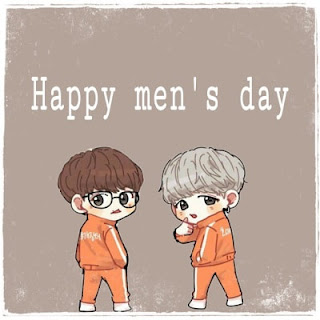 Happy Men's day greeting card