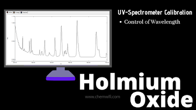 Control of Wavelength ( Calibration of  UV-Spectrometer ) - Holmium Oxide