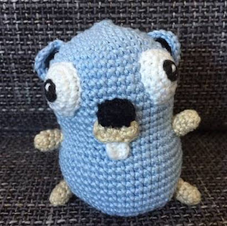 PATRON GRATIS GOPHER | GOLANG AMIGURUMI 50355