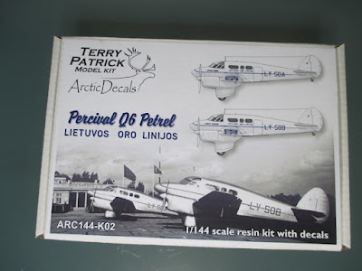 1/144 Percival Q6 Petrel diecast metal aircraft miniature