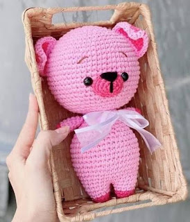 PATRON GRATIS CERDO AMIGURUMI 48952 🐷