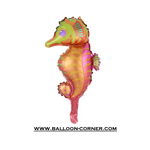 Balon Foil Mini Hippocampus / Kuda Laut Mini