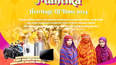 Ayoo...masyarakat Bima kita sukseskan dan ramaikan " FESTIVAL RIMPU MANTIKA " Tgl.25-27 April 2024