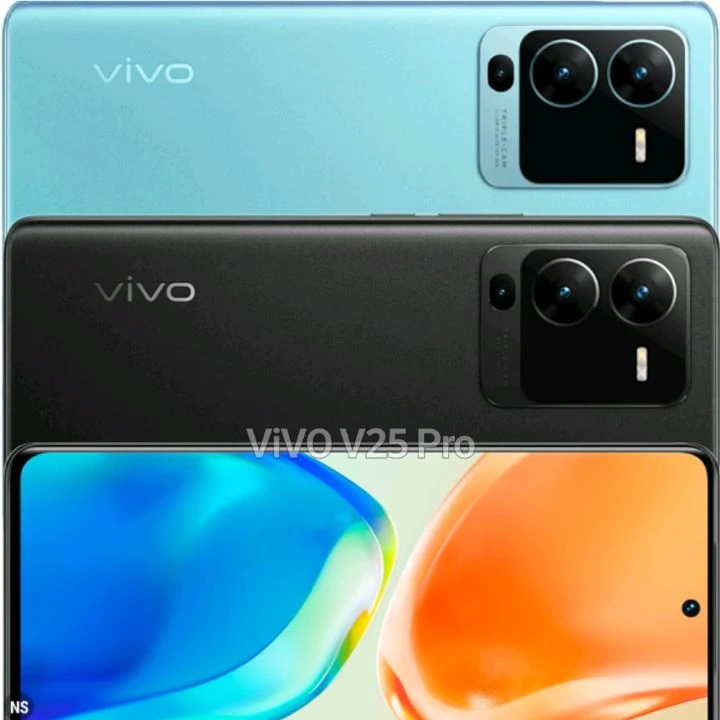 ViVO V25 Pro 5G Smartphone - Specs: 12GB RAM, 256GB ROM, 8Core CPU, Funtouch 12 OS, 6.56Inch FHD Screen, 64MP Main Cam, Dual SIM..