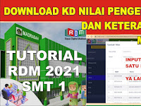 Download KD Nilai Pengetahuan dan Nilai Keterampilan Mapel MTs/SMP untuk Input Deskripsi RDM