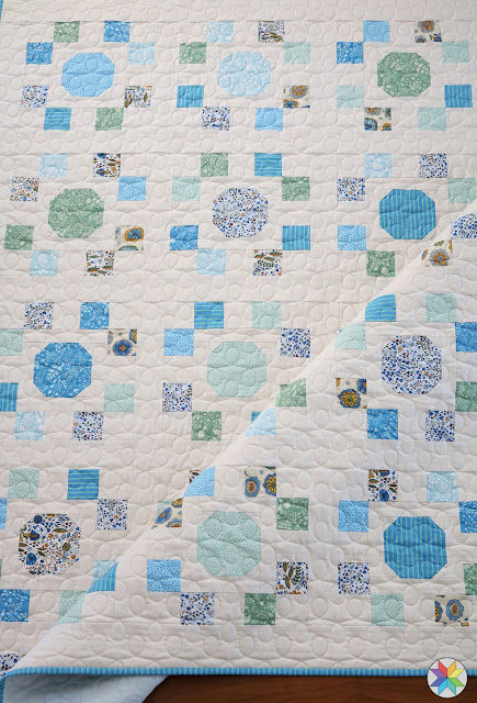 Spot On quilt pattern by Andy Knowlton of A Bright Corner - uses layer cakes, FQ or yardage and includes four sizes