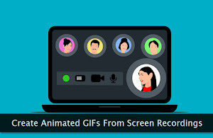 Screen recording application illustration