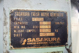 KE20 Sasakura 40×3/4MSS 1.2 m3/h DISTILLATE PUMP for KE20 sasakura fresh water generator (IDEAL DIESEL MARINE INDIA)