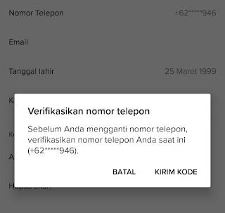 Verifikasi Nomor Telepon