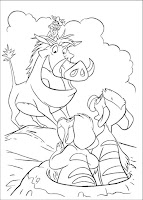 Lion king coloring page