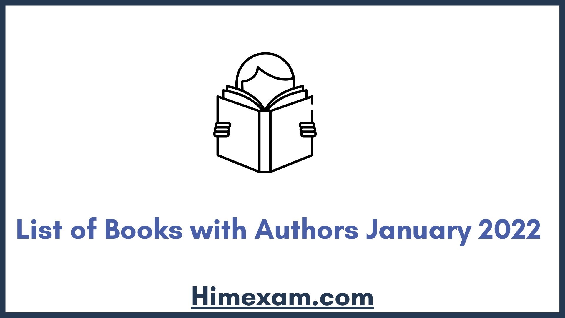 List of Books with Authors January 2022