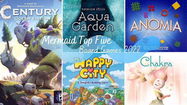 Mermaid Top Five Board Games 2022 banner