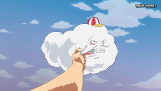 ワンピースアニメ WCI編 841話 ゼウス かわいい | ONE PIECE ホールケーキアイランド編