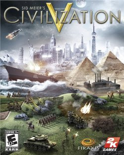 Front cover for the video game Civilization V.