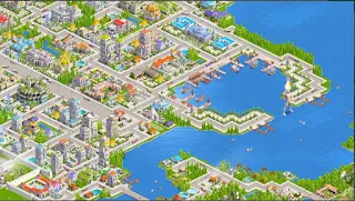 لعبة بناء مدينة بدون نت