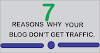 7 Reasons Why Your Blog Don't get Traffic