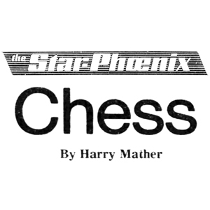 Star-Phoenix Saskatoon, Saskatchewan, Chess by Harry Mather