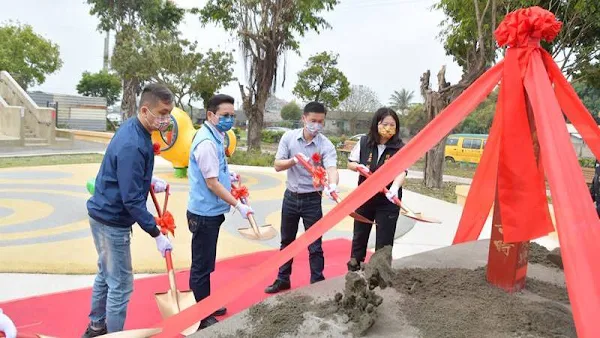 竹塘公園籃球場整建開工　打造優質休閒運動環境