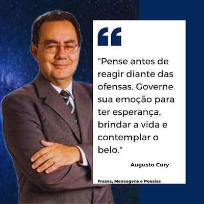Frases de Augusto Cury - Motivação