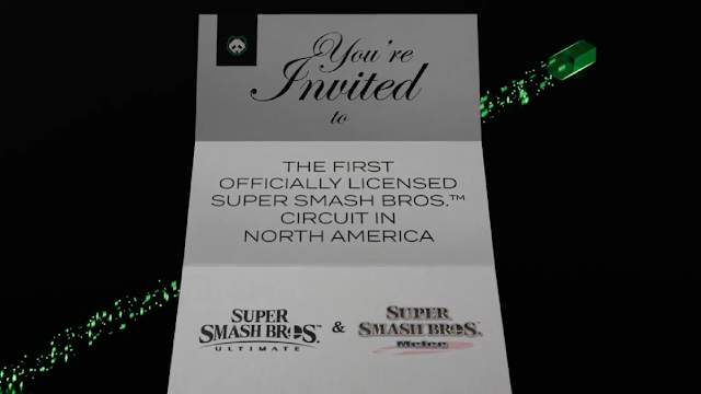 Panda Global Nintendo of America Super Smash Bros. Melee Ultimate official circuit invitation letter