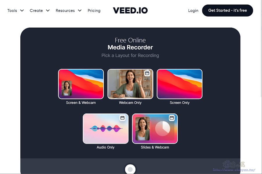 VEED Screen Recorder 線上螢幕錄影工具-服務介紹與使用說明