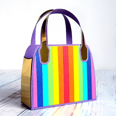 Rainbow Handbag by Esselle Crafts