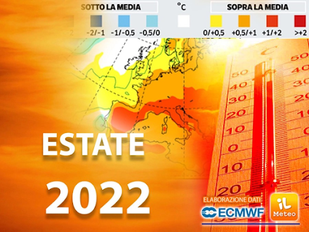 Ιταλοί μετεωρολόγοι : Πρώτη εκτίμηση καλοκαίρι 2022 - Ισχυροί καύσωνες, ξηρασία και θερμοκρασίες πολύ υψηλότερες από τον μέσο όρο