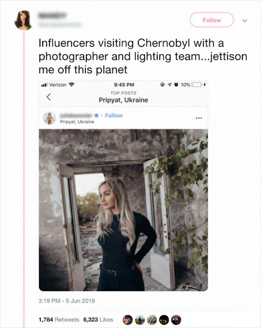 Traveling to Chernobyl for likes