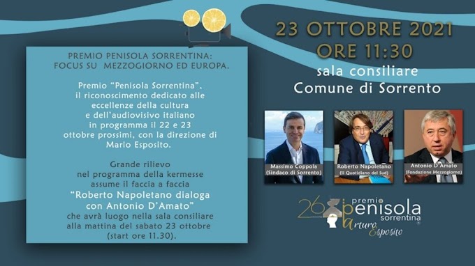 A Sorrento un Talk su impresa, cultura e Mezzogiorno