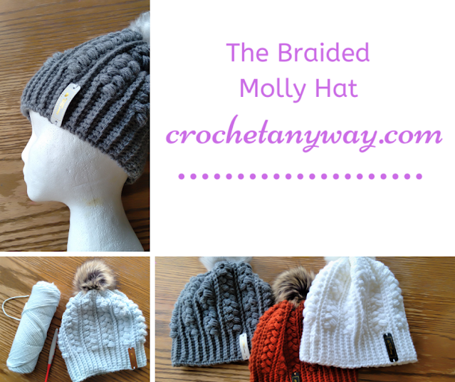 Crocheted braided Hat