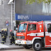 La Policía trabaja en un principio de incendio en el banco francés